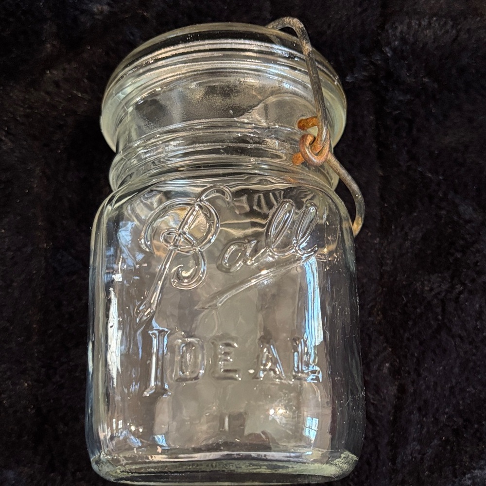 Vintage Ball Ideal Wire Seal Clear Glass Made in USA 🇺🇸 - Picture 9 of 11